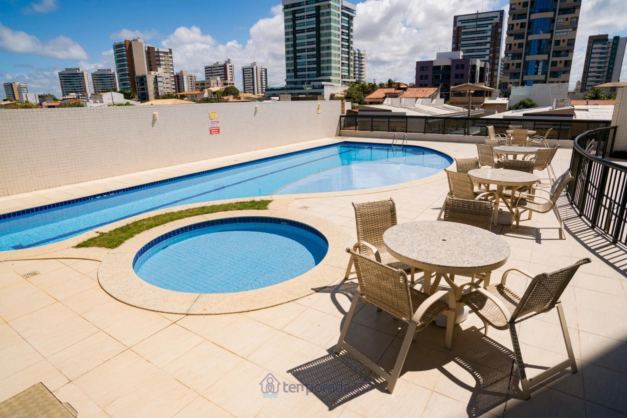 Elegante Apartamento Com Vista Mar Em Atalaia Аракажу Екстериор снимка