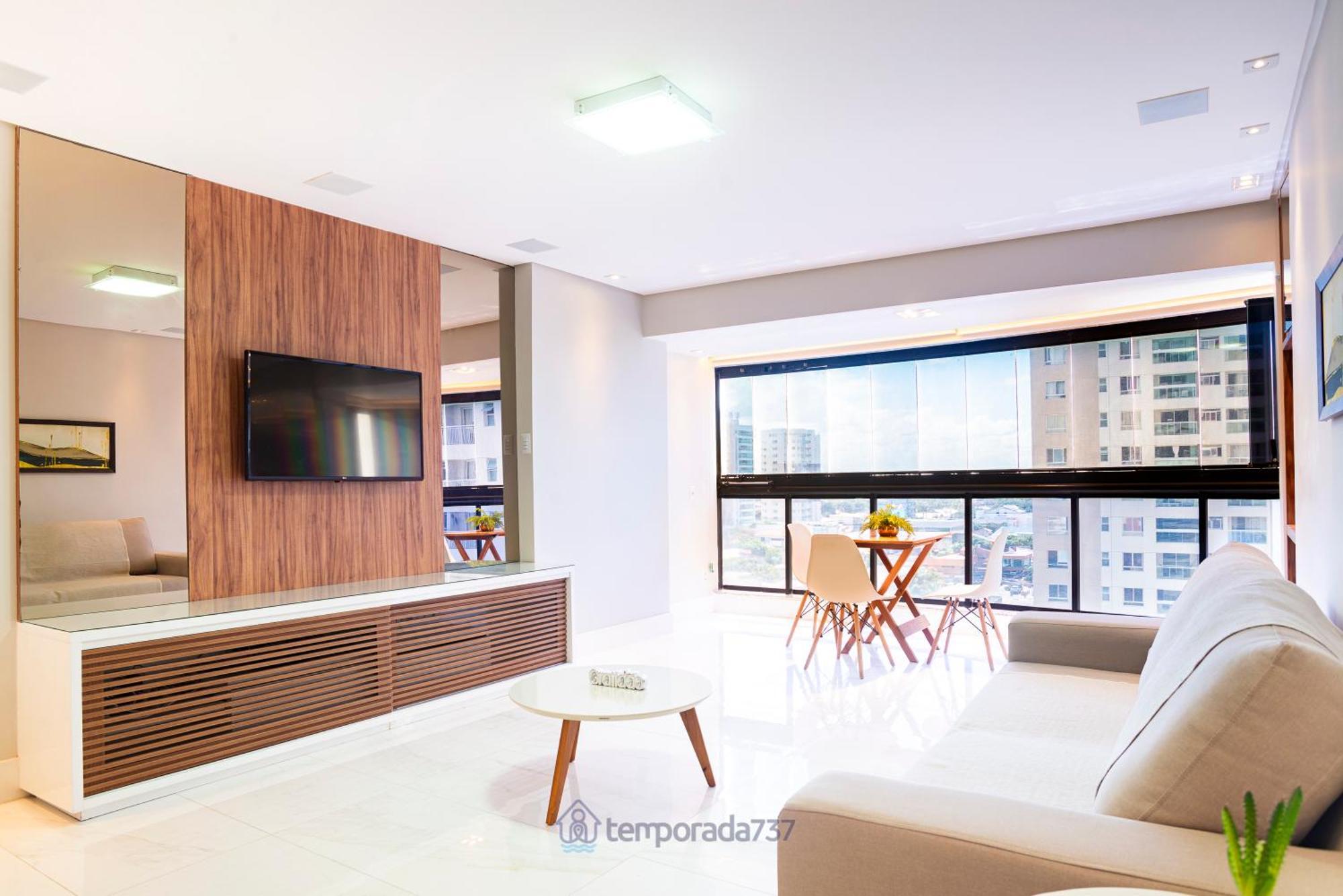 Elegante Apartamento Com Vista Mar Em Atalaia Аракажу Екстериор снимка